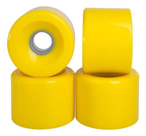 Juego De Ruedas De Skate Cruiser Cal 7, 60 Mm, 83 A (amarill