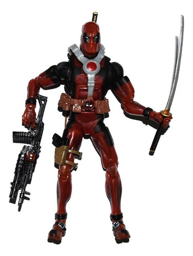 Marvel Legends Comic Superhéroe Deadpool Traje Rojo 6 Acción