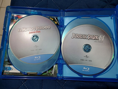 Colección Jurassic Park + Jurassic World 1 Y 2 Bluray (Usado)