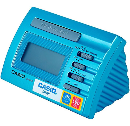 Reloj Despertador Casio Dq-541 Colores Surtidos/relojesymas Color Celeste 2