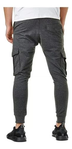 A Gym Pants Jogger Entubado Slim Fit Deportivo Casual Hombre