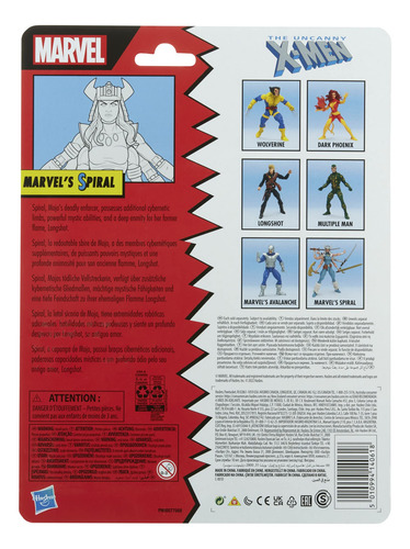 Figura De Acción Marvel Legends Series X-men Classic Spiral