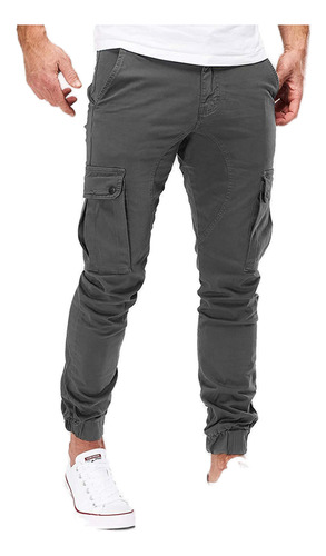 Pantalones Cargo Con Bolsillo Tipo Slack De Hot Sales