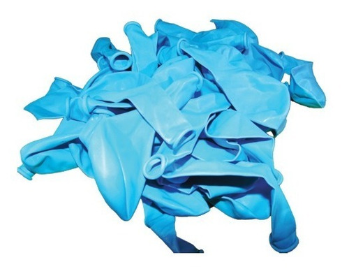 Globo Party Time Pastel 9 Color Celeste X 25 Un