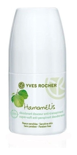 Desodorante Para Piel Sensible Hamamelis Roll On Yves Rocher