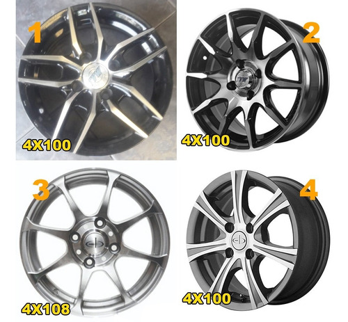 Llantas Tvw Deportivas R14 4x100 4x108 + Envio + Promo!