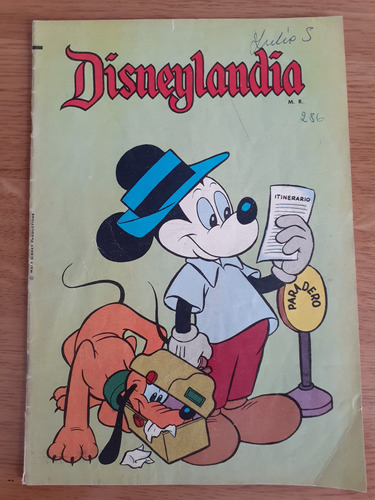 Cómic Disneylandia Número 286 Editora Zig Zag 