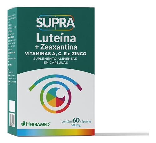 Supra Visão Luteína Zeaxantina +vitamina C, A E Zinco 60caps