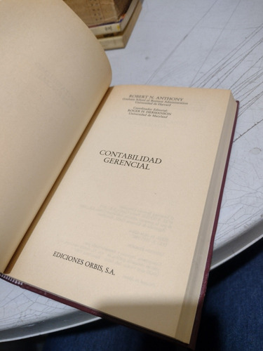 Contabilidad Gerencial Robert N Anthony (Usado)