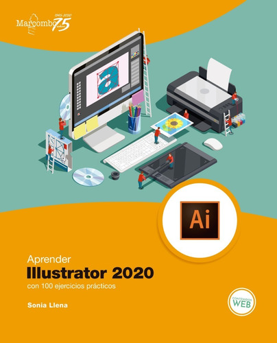 Libro Técnico Aprender Illustrator 2020 Con 100 Ejercicios