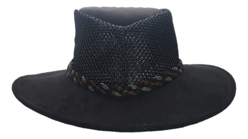 Sombrero De Malla Ligero Y Transpirable Con Trenza, Unisex