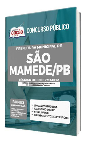 Apostila Prefeitura São Mamede Pb - Técnico De Enfermagem