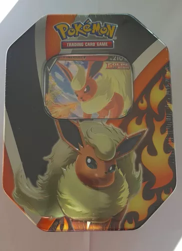 Linha Pokémon Latas Evoluçao Eevee Flareon - Copag