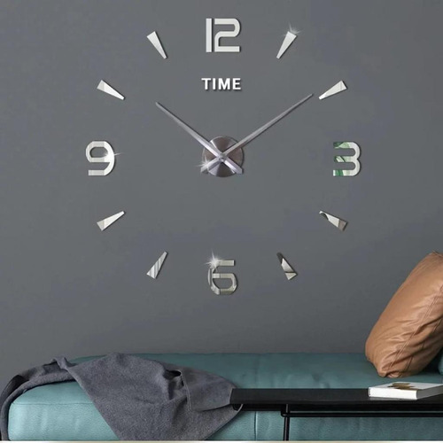 Reloj De Pared 3d Grande Números Full Diseños