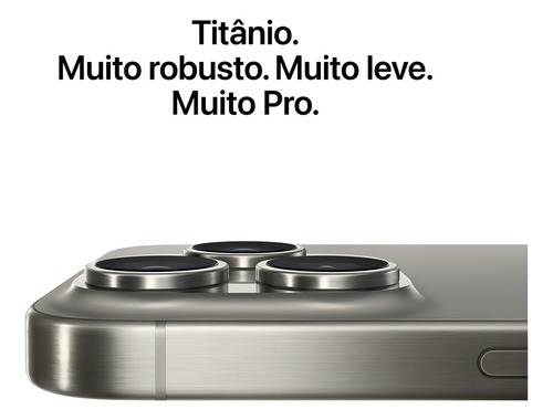 Apple iPhone 15 Pro Max (256 GB) - Titânio Natural - Excelente (Recondicionado)