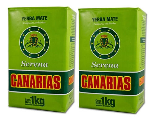 Canarias Serena, Yerba Mate Compuesta Uruguaya X 2 Kg Tkp