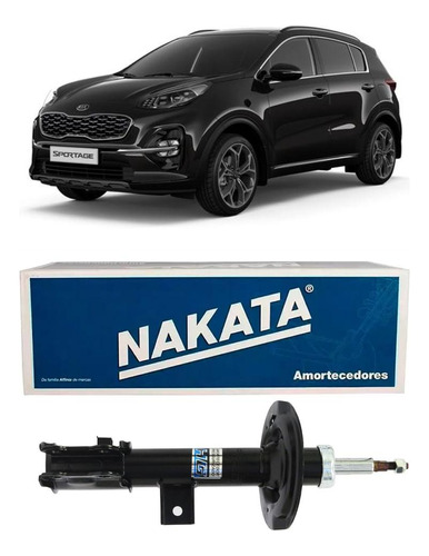 Amortecedor Diant Esquerdo Pressurizador Nakata Kia Sportage