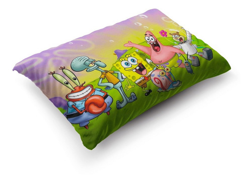 Imagen 4 de 5 de Funda De Almohada Bob Esponja 70x45cm Vudú Love
