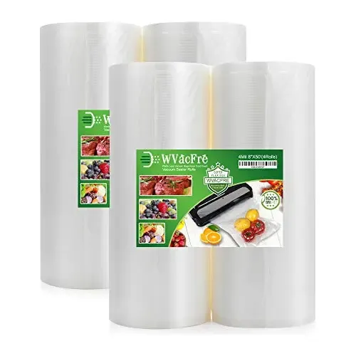 Bolsas Selladoras Al Vacío Wevac Core – 45 Unidades, 20x25 Cm, Perfectas Para Conservar Alimentos Y Cocinar Sous Vide