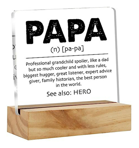 Placa Acrílica  Regalos Para Papá 