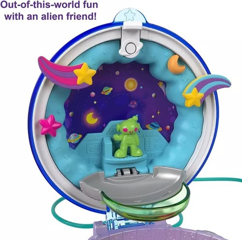 Polly Pocket Estuche De Espacio Double Play Space Compact