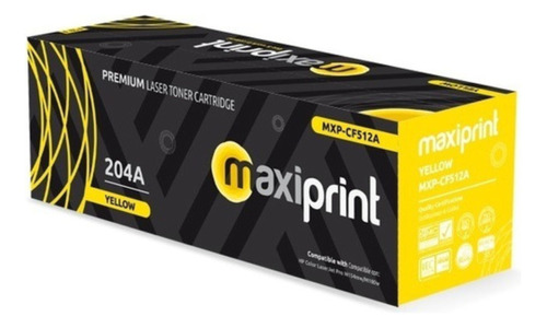 Toner Hp Cf512a 204a Amarillo M180nw M181fw M154a M154nw 