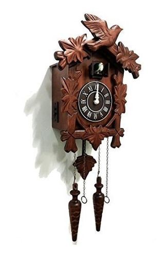 Reloj De Pared Vintage De Madera Grande  Rylai .