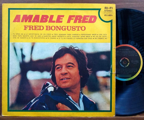 Fred Bongusto - Amable Fred - Lp Vinilo Año 1975 - Alexis31