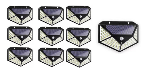 X10 Foco Sensor Movimiento Foco Led Solar Exterior 100led