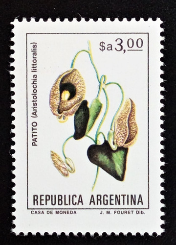 Argentina Flores, Sello Gj 2108 B Pa3 Mate Fl 83 Mint L15622