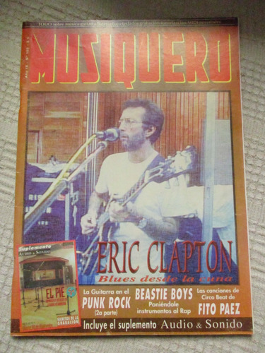 El Musiquero Año Ix - Nº 103. 1995. Eric Clapton, Fito Páez.