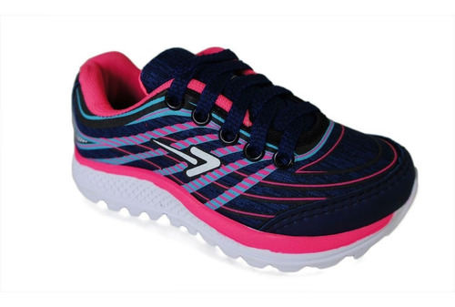Tenis Box Infantil Feminino Sola Alto Color - Bk1301 Marinho
