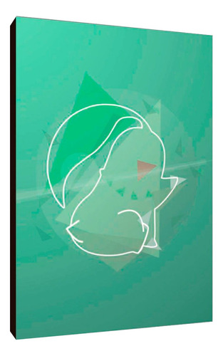 Cuadros Poster Pokemon Chikorita 50x70 (ita 6)