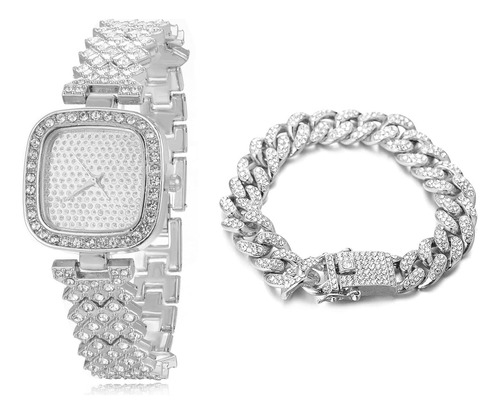 Diamonds Gold Watch Iced Out, Oro Real De 18 Quilates, Oro