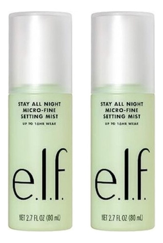 2pzs Elf Micro-fine Setting Mist Fijador De Maquillaje 80ml