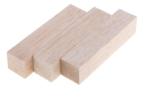 2x3 / 5 Piezas Bloques De Madera De Balsa Diy Modelado