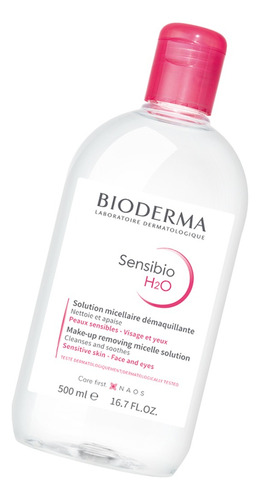 Bioderma Sensibio H2o Agua Micelar Piel Sensible 500ml 3c