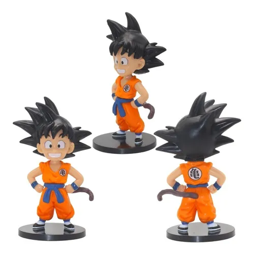 Kit 6 Figura Colección Decoración Dragon Ball Z Goku 10cm Kit 6 Figura Colección Decoración Dragon Ball Z Goku 10cm