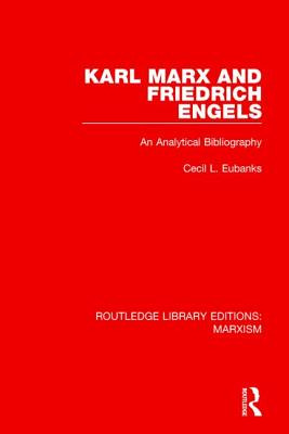 Libro Karl Marx And Friedrich Engels (rle Marxism): An An...