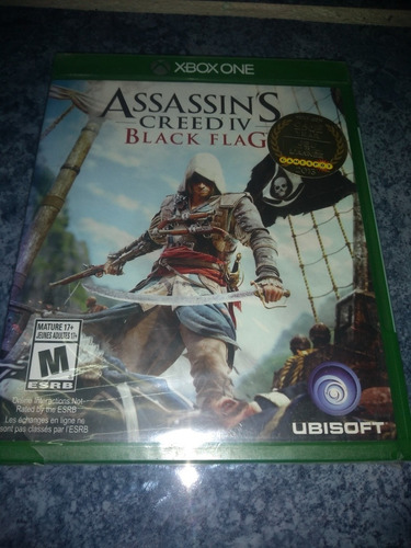 Xbox One Videogame Assassin's Creed Iv Black Flag + Playera