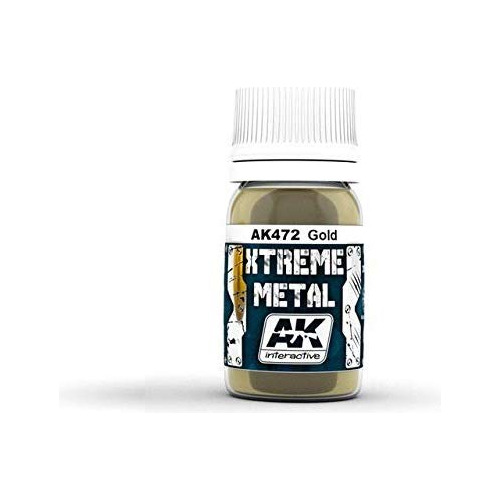 Ak-interactive Ak 472, Xtreme Metal Gold - Tarro De 35 Ml - 