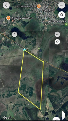 Campo En Saladas, Corrientes 409 Ha. Mixto. Sobre Ruta 118 - Venta