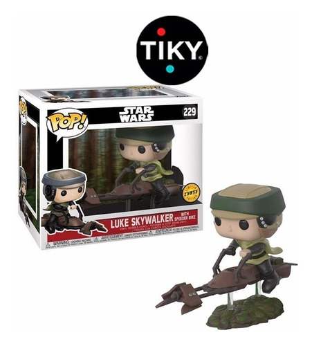 Funko Pop Luke With Speeder Bike Chase Endor Star Wars 