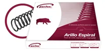 Comprar Arillo Espiral P\u002F Engargolar C\u002Fnegro Paso 4:1 (12mm 75 Pzas)