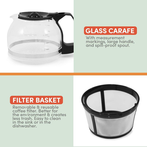 Cafetera Automática De Goteo Elite Gourmet Ehc-5055 Con