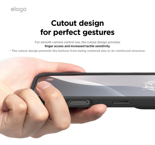 A Capa De Silicone Magnética Elago Para iPhone 16 Pro 6.3