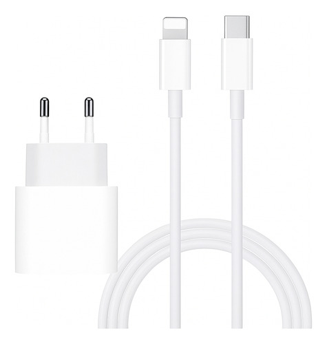 Carregador Turbo P/ iPhone 8 Plus X Xr 11 12 13 14 Pro Max