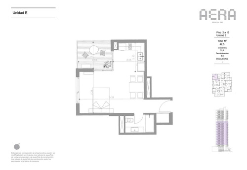 Venta Departamento Saenz Peña 1 Amb