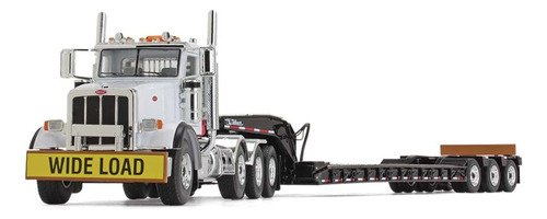 First Gear Blanco/negro: Peterbilt Modelo 367 Day Cab &