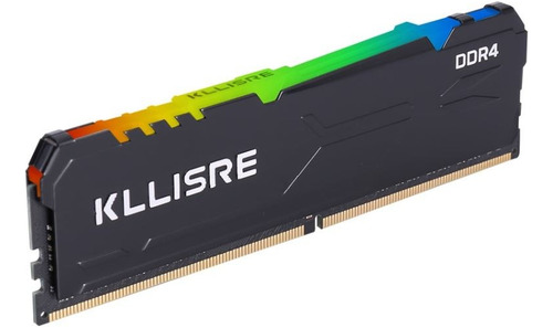 Memoria Ram Kllisre Ddr4 3200 Mhz Color Negro 2x8gb Con Rgb